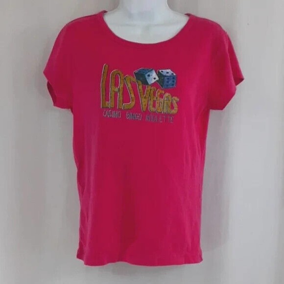 Route 66 size large pink Las Vegas t-shirt * - Picture 1 of 10